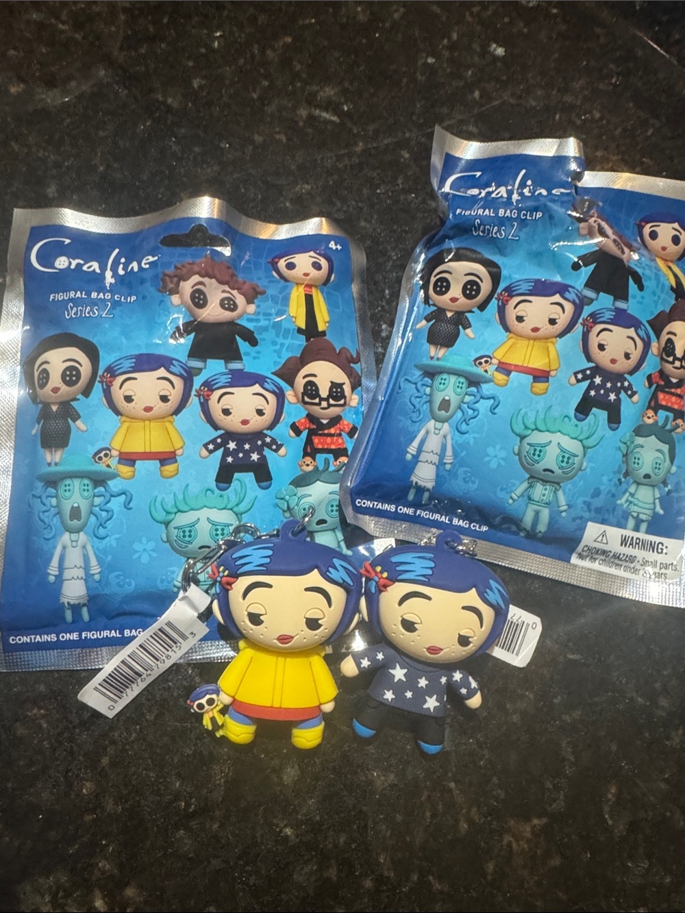 Series 2 Figural Bag Clip - Coraline set of two